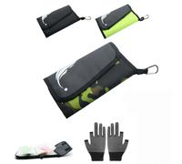 Generico Portable Multi-Layer Fishing Bait Organizer,Waterproof Soft Lure Storage Bag for Hooks,Sinkers & Rigs (camouflage)