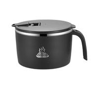 Generico Portable Noodle Bowl - Meal Container | 16x10cm Instant Soup Bowl with Lid, with Handle, Compact Food Storage for Lunch, Breakfast, Dinner, Office, Travel, Camping, Picnic, Outdoor Meals