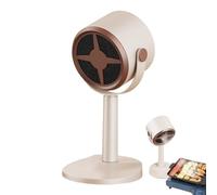 Generico Portable Range Hood - ABS 14x27cm | Desk Air Purifier Fan | USB Rechargeable Low Noise Cooking Ventilator With Detachable Filter For BBQ Hot Pot Cooktop Dorm Apartment RV Odor Smell