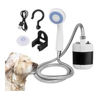 Generico Portable Shower, Handheld Camping Shower, Rechargeable Outdoor, Lightweight Pump System, USB Charging Design, Beach Hiking Travel, 5.51x3.43x2.2 Inches, Blue, 1 Piece