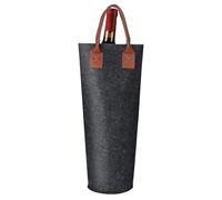 Generico Portable Single Bottle Wine Bag | Felt Thermal Holder for Wine and Champagne | Ideal for Travel, Parties, Picnics, and Weddings with Stylish Design for Easy Carrying
