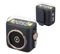 Generico Portable Speaker - Magnetic Music Player, Magnetic Back Clip Speaker | Computer Speakers With Back Clip For Study Room Car Picnic Party Travel Beach Fitness Workout Sound Box Sound Machine