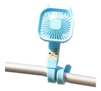 Generico Portable Strollers Fan - Silicone 3 Speeds Foldable Cooling Device | Kids Car Seat Fans For Cribs Bicycles Motorcycles Children's Scooters Backseat Camping Travel