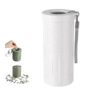 Generico Portable Sunflower Seed Spit Cup with Shell Storage, 2026 New Sunflower Seed Cups to Spit in, Portable Pistachios Snack Nut Bowl Cup, for Car, Trip, Outdoor (White)
