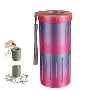 Generico Portable Sunflower Seed Spit Cup with Shell Storage, 2026 New Sunflower Seed Cups to Spit in, Portable Pistachios Snack Nut Bowl Cup, for Car, Trip, Outdoor (Color)