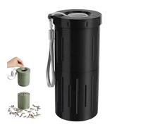 Generico Portable Sunflower Seed Spit Cup with Shell Storage, 2026 New Sunflower Seed Cups to Spit in, Portable Pistachios Snack Nut Bowl Cup, for Car, Trip, Outdoor (Black)