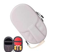Generico Portable Table Tennis Paddle Case, Hard Shell Tennis Pouch with Oxford Cloth and EVA 260g Protection, Wear-Resistant Paddle Bag for Kids Adults Indoor Outdoor Sports Training School Stadium