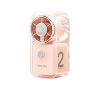 Generico Portable Travel Fan - 5-Speed | 2000mAh Rechargeable Usɓ-c
