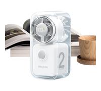 Generico Portable Travel Fan - 5-Speed | 2000mAh Rechargeable Usɓ-c