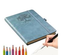 Generico Portable Travel Journal - Dotted Writing Journal, 4.51x0.59x8.46inch Personal Planner for Notes Drawing Ideas, Compact Personal Diary, Vintage Notebook, Travel Diary for Men Women Daily Use