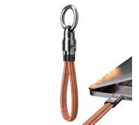 Generico Portable USB C Charging Cord Lightweight Smooth Plugging And Unplugging For, Business Trip, Gym, Outdoor | USB C Charging Cords Keyrings | 240W PD3.1 Fast Charger Cord,