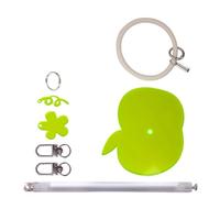 Generico Portable Yarn Holder, Flower Fruit Yarn Ball Organizer, Silicone Wrist Strap Wool Storage Stand, Lightweight Crochet Spinner, Craft Tool, for Knitting, Crafting, Home, Studio