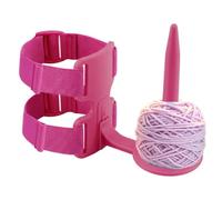 Generico Portable Yarn Spinner, Double Strap Hands-Free 360 Degree Rotating | Arm Mounted Yarn Holder For Car Park Home Outdoors Craft Studio Experienced Knitters