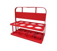 Generico Portabottiglie da birra da 8 pacchi - Borsa per bevande pieghevole e leggera, supporto riutilizzabile durevole per standard, secchiello da viaggio compatto | Comodo organizer portatile per b