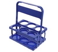 Generico Portabottiglie e Scomparti Separati, Design Robusto Portabile in Plastica Manico Antiscivolo e Forma a Texture Casuale per Birra per Nightclubs e Ktv