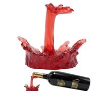 Generico Portabottiglie per vino - Portaspruzzi creativo decorativo, espositore per vino trasparente | Modulo per la conservazione vino-a cascata, assemblaggio artistico di portabottiglie v