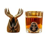 Generico Portabottiglie,Supporto Tazze Whiskey Gotico A Mano Scheletrica | Espositore Per Bottiglie Da Vino - Per Bar Domestico Cucina Sala Da Pranzo E Mobile Contenitore