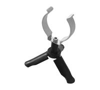 Generico Portacanna da sul Ghiaccio, Pieghevole Regolabile, 18x13 Cm, per Treppiede, Supporto Sicuro per Canna da, Dispositivo di Supporto per, per La Cattura di Pesci nel Fiume del Lag