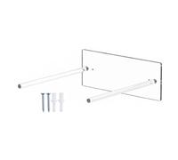 Generico Portacappelli da Parete,Appendino Portacappello In Acrilico - Mensola Appenditiva Trasparente In Acrilico Da Parete,Per Porta Armadio Camper Ingresso Camera Da Ingresso Corridoio Garage