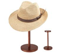 Generico Portacappelli - Supporto In Legno Per Parrucche - Supporto Per Elmetto Da Tavolo Parrucche Gioielli Modelli Collezionabili Giocattoli Oggettistica Camera Da Letto Boutique