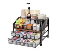 Generico Portacapsule caffè Contenitore a 3 livelli con cassetti