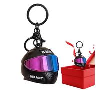 Generico Portachiavi Casco Mini Decorazione Luminosa Da Borsetta
