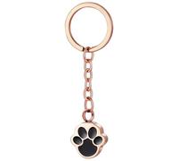 Generico Portachiavi Cenere di Cane - 7,01x1,8 cm | Ciondolo in cenere per animali domestici con portachiavi in pelo di gatto Raccoglitore di di cane da tavolo Situazioni chiave negl