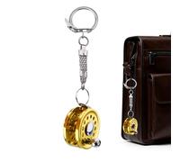 Generico Portachiavi,Ciondolo in Metallo per Mulinello da | Portachiavi Antistress per Attrezzatura da | Per Borse Portafogli Telefono Valigie Ufficio Casa Viaggi Uomini e Donne