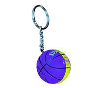 Generico Portachiavi compatibile Nba Lakers palla pallacanestro basket sport gadget accessorio zaino idea regalo uomo donna bambino