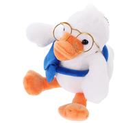 Generico Portachiavi Peluche Morbido Ciondolo Papera Bianco, Tocco Confortevole e Resistente, come Regalo per Compleanno o Festa