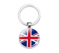 Generico Portachiavi Regno Unito UK Colore Argento Sport Calcio