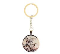 Generico Portachiavi San Michele Arcangelo in Acciaio Inox Color Argento Talismano di Protezione Amuleto Potentissimo Gadget Accessori Zaino Idea Regalo Uomo Donna Bambino