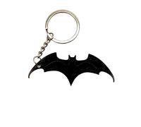 Generico Portachiavi Supereroi Nero Compatibile con Batman Supereroi Gadget Accessori Cavaliere Oscuro Bruce Wayne Gotham City Film Idea Regalo Fantasy Cosplay
