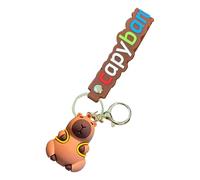 Generico portachiavicapibara - Giocattolo capibara in stile Buddha, ciondolo a forma di porcellino d' | Ciondolo animale da 6,6 cm, divertente portachiaviaccessorio capibara per borse, auto, port