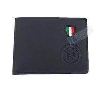 Generico Portafoglio Calcio Celebrativo Napoli Campione d'Italia 3° Scudetto Tricolore in Vera Pelle Prodotto Licenza Ufficiale Enzo Castellano
