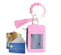 Generico Portafoglio Con Perline - Portachiavi Portamonete con Nappe di Perline | Borsello Donna Per Viaggi Matrimonio Shopping - Shopping Appuntamento Matrimonio Viaggio Regalo