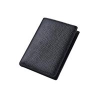 Generico Portafoglio da uomo in vera pelle Porta carte di credito for(BK)