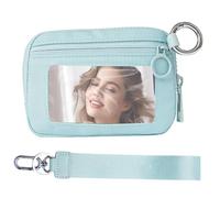 Generico Portafoglio del cinturino - detiene le carte in contanti Credit Carrd Holder | Walleet di debito con slot ID trasparente | Borse di monete per sport di viaggio per uso quotidiano o traveele