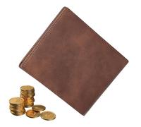 Generico Portafoglio Doppio Scomparto - Portafoglio Bifold Elegante - Con Tascone Portadocumenti Per Utilizzo Quotidiano Viaggi Lavoro E Libero