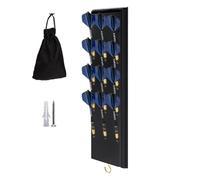 Generico Portafreccette da muro - Organizer compatto e funzionale, capacità 12 punte morbide, protezione ottimale, soluzione di archiviazione elegante, e durevole, assemblaggio semplice e ve