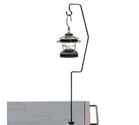 Generico portaluce da Campeggio - Leggero in Metallo | Metallico Portatile per Appendere Lanterne da Esterno | per Illuminazione in Giardino, Cortile, Patio, Camper, Trekking, Arrampicata,