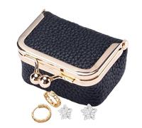 Generico Portamonete In Pelle - Piccola Borsa Per Cosmetici, Portamonete Con Chiusura A Bacio, Per Donne E Ragazze Adolescenti