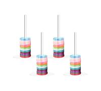 Generico Portanastro | Supporto per Rotolo all'Uncinetto in Acrilico Trasparente da 4 Pezzi | Organizzatore Porta Bobina per Nastro A Nastro | per Artigianato Artistico, Confezioni, Cucito, Casa, B