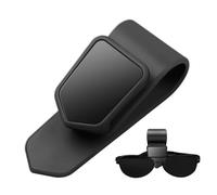 Generico Portaocchiali - ABS Ferro Silicone 3,3x8,2 cm | Porta occhiali da sole per auto con clip per visiera parasole, sicura per occhili per carte, clip per occhiali da sole per auto | Accessorio i