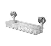 Generico Portaoggetti A Ventosa | Organizzatore Bagno Grande Capacità - Ripiano Stabile Senza Fori Risparmio Spazio Per Organizzare Sapone Spugna Bicchieri Shampoo