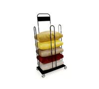 Generico Portaoggetti For Cuscini, Espositore For Da Con Ruota | Espositori per cuscini da viaggio per il collo, con o senza supporti per cartelli informativi.(Black,With billboar)