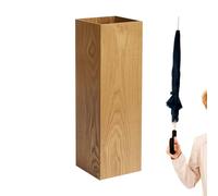 Genérico Portaombrelli da interno, supporto per ombrello in legno, secchio per bastoni, per patio, ufficio, giardino, casa, terrazza, esterno, corridoio, casa di campagna