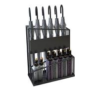 Generico Portaombrelli in Ferro Nero, portaombrelli Commerciale di Grande capacità per casa, Hotel, uffici, per riporre 12-34 ombrelli (Dimensioni: 36x25x50 cm)