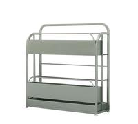 Generico Portaombrelli in Metallo Verde, portaombrelli Commerciale di Grande capacità, portaombrelli per uffici alberghieri, Organizer per ombrelli da Ingresso (Dimensioni: 27,6 x 9,8 x 27,