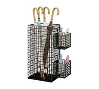Generico Portaombrelli - Secchio Portaoggetti Per Ingresso In Metallo Antiruggine, Portaoggetti Da Autoportante Design Compatto, Struttura In Ferro 50x20x20 Cm + Struttura Da 820 G - Per Uso In